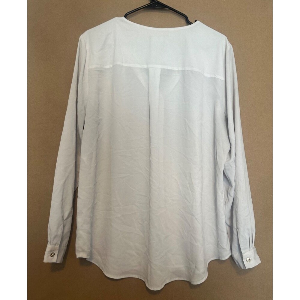 Jones NY White Blouse - Women's long sleeve XL - Picture 3 of 5